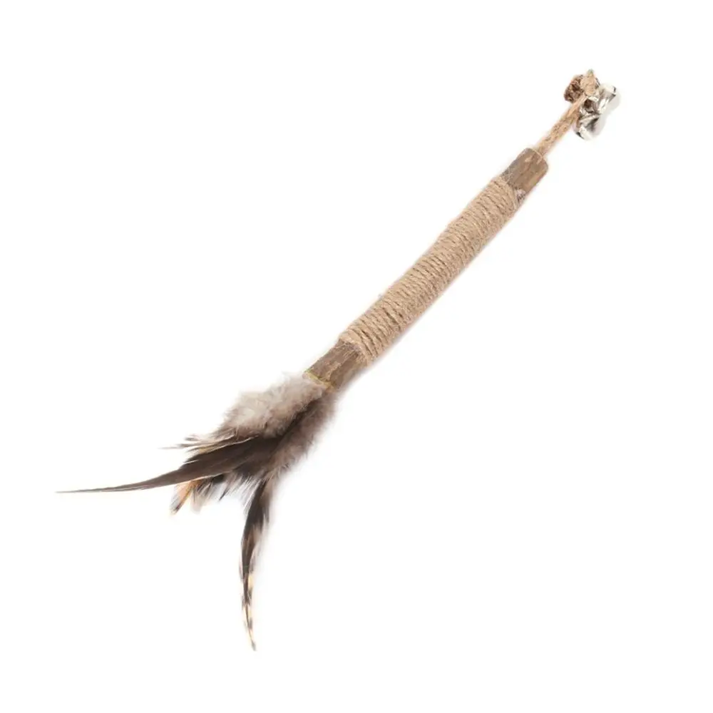 Silvervine sisal cat chew stick, 5x10x10 cm, natural catnip treat – view 3